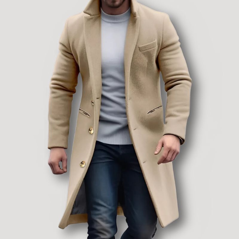 Prefect Fit High Quality Mens Wool Overcoat