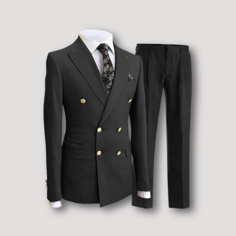 Elegant Double Breasted Cocktail Suit for Men in Wedding