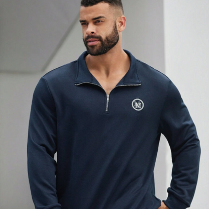 Casual Half Zip Sweater for Men