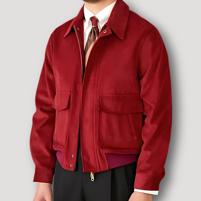 Winter Cotton Jacket Zip Up Jacket for Men