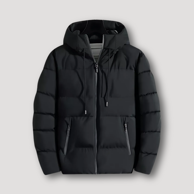 Winter Outerwear Hooded Puffer Jacket for Men