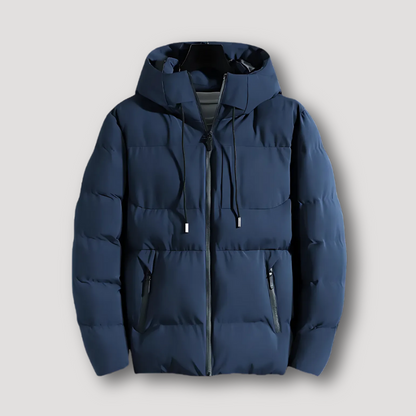 Winter Outerwear Hooded Puffer Jacket for Men