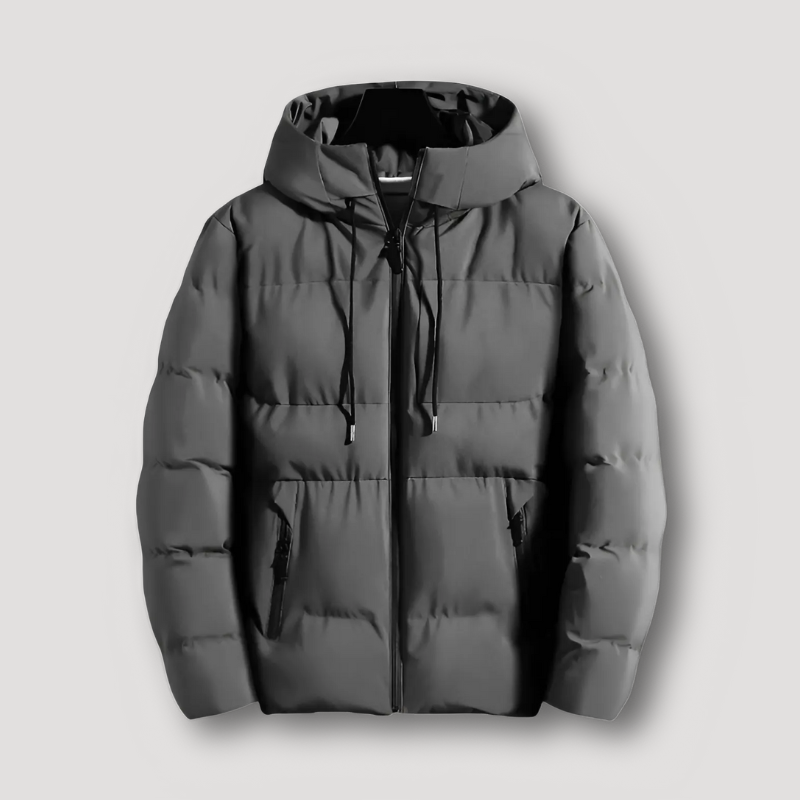 Winter Outerwear Hooded Puffer Jacket for Men