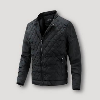 Quilted Insulated Outerwear Bomber Jacket for Men