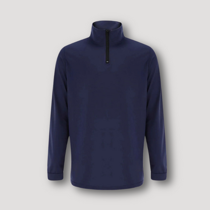 Slim Fitted Turtleneck Sweater Quarter Zip Mens