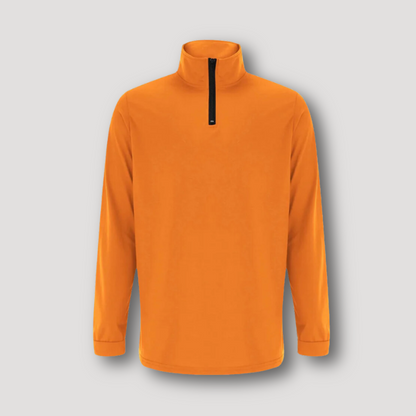 Slim Fitted Turtleneck Sweater Quarter Zip Mens