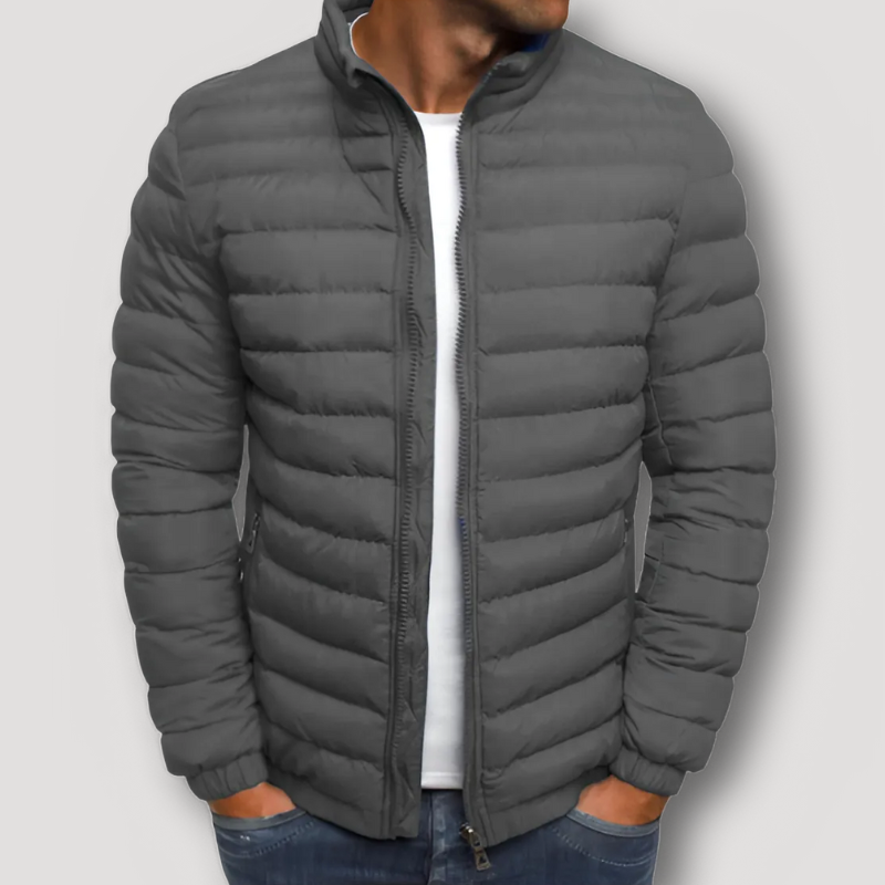 Lightweight Zip Up Men Puffer Jacket Sale