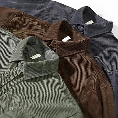 Vintage Button-Down Corduroy Jacket Mens