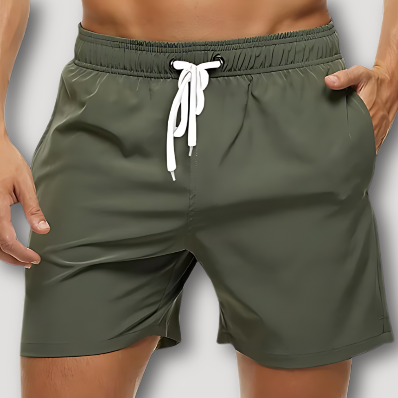 Summer Drawstring Relaxed Fit Gym Sports Running Shorts Men