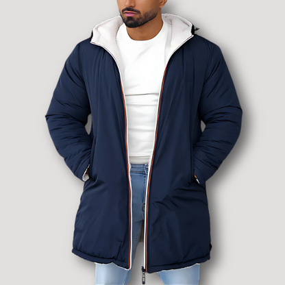 Cozy Fleece Reversible Zip Up Jacket with Hood