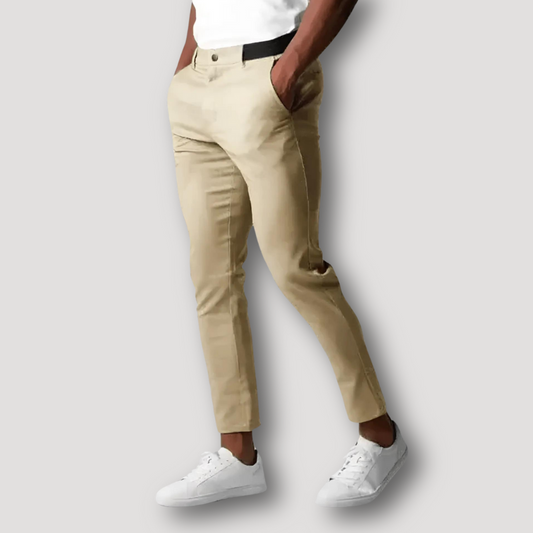 Casual Stretch Slim Fit Chino Pants for Men