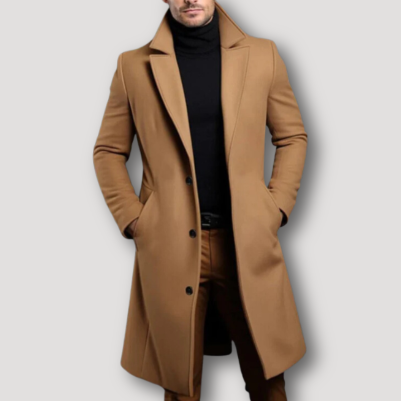 High Quality Outerwear Mens Wool Overcoat