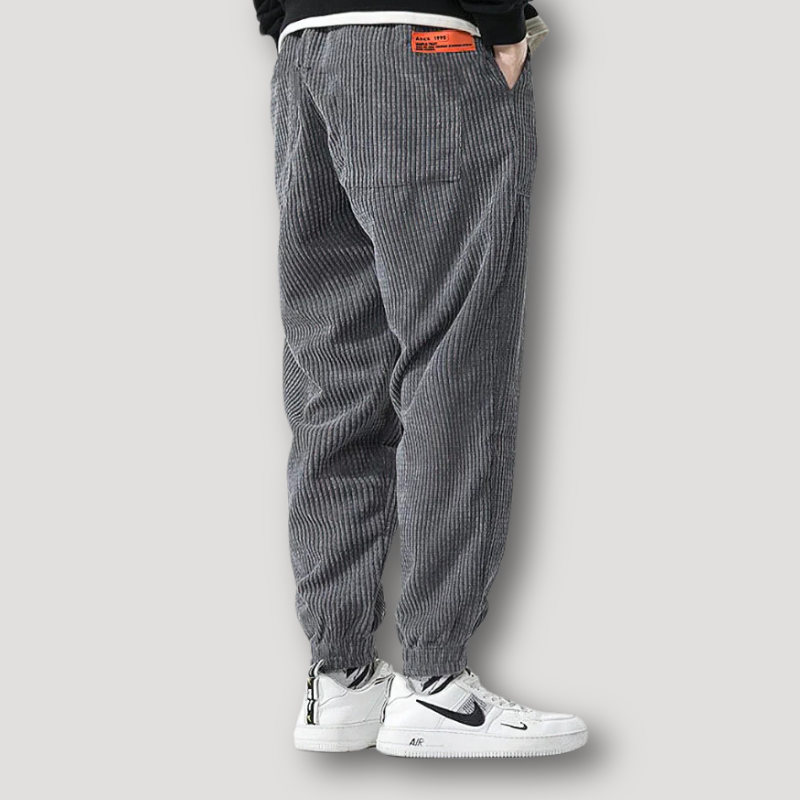 Wide Baggy Joggers Corduroy Pants Guys