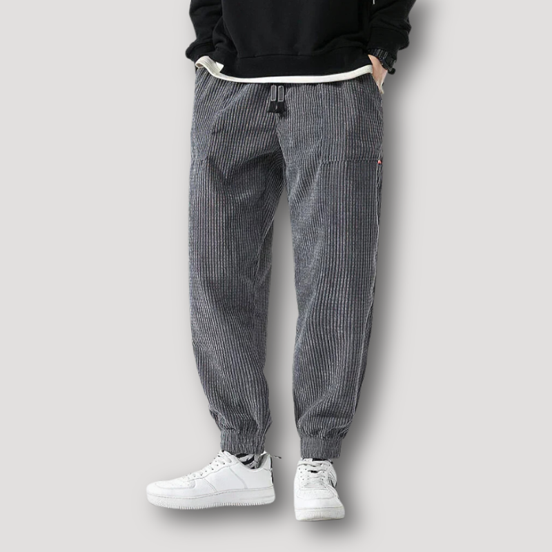 Wide Baggy Joggers Corduroy Pants Guys