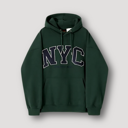 NYC Varsity Pullover Hoodie Men's Oversized Hoodie