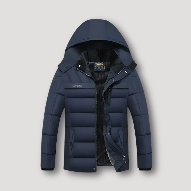 Warm Padded Hooded Puffer Jackets for Men