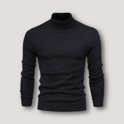 Long Sleeve Slim Fit Turtleneck Sweaters for Men