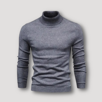 Long Sleeve Slim Fit Turtleneck Sweaters for Men