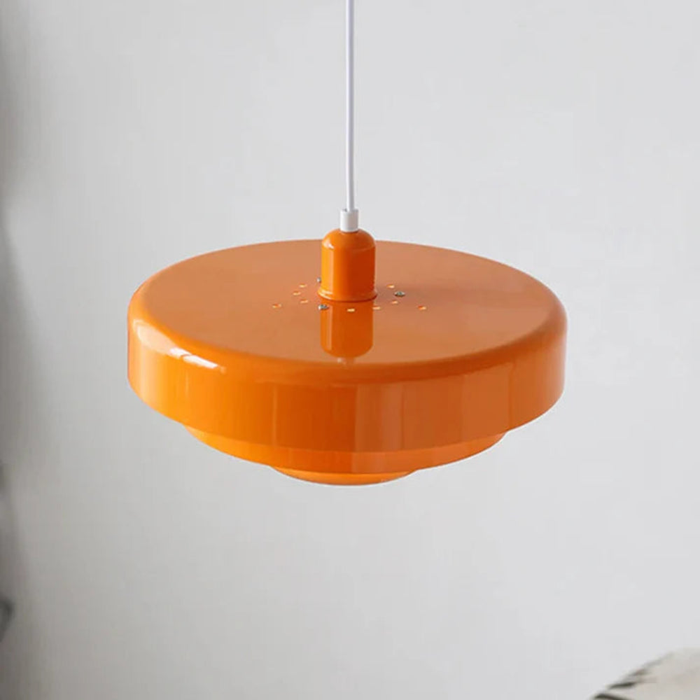 Mid Century Modern Pendant Lamp - Adjustable Cord - Three Layer Lamp - Metal Material