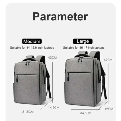 Minimalist Waterproof Laptop Backpack - Ergonomic Design