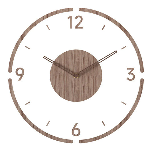 Minimalist Wooden Wall Clock - Modern - Timeless Elegance