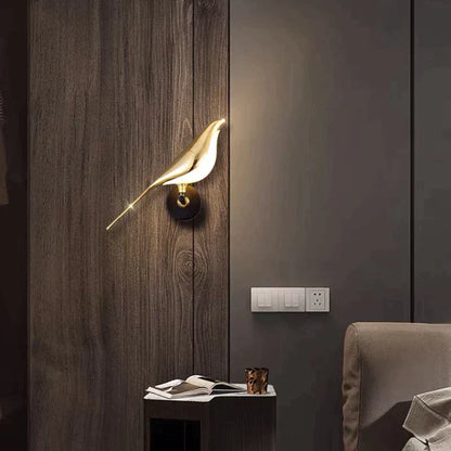 Modern Bird Shape Wall Light - Magnetically Operated - Energy Efficient