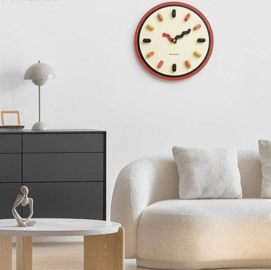 Modern Circular Wall Clock - Silent Movement - Easy Installation