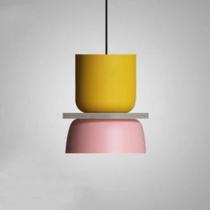 Modern Industrial Pendant Light - Multiple Design Shades - Easy Set Up