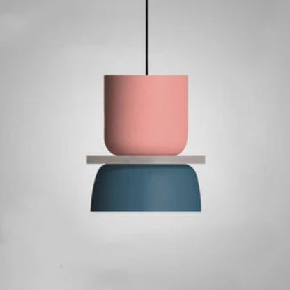 Modern Industrial Pendant Light - Multiple Design Shades - Easy Set Up