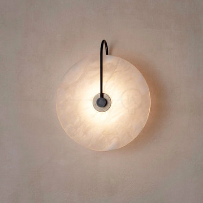 Modern Marble Vintage Wall Light - Led Circle - Bulb Excluded