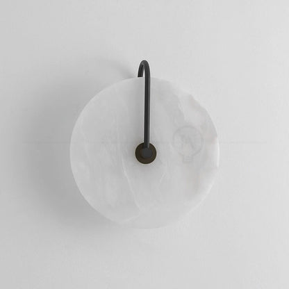 Modern Marble Vintage Wall Light - Led Circle - Bulb Excluded
