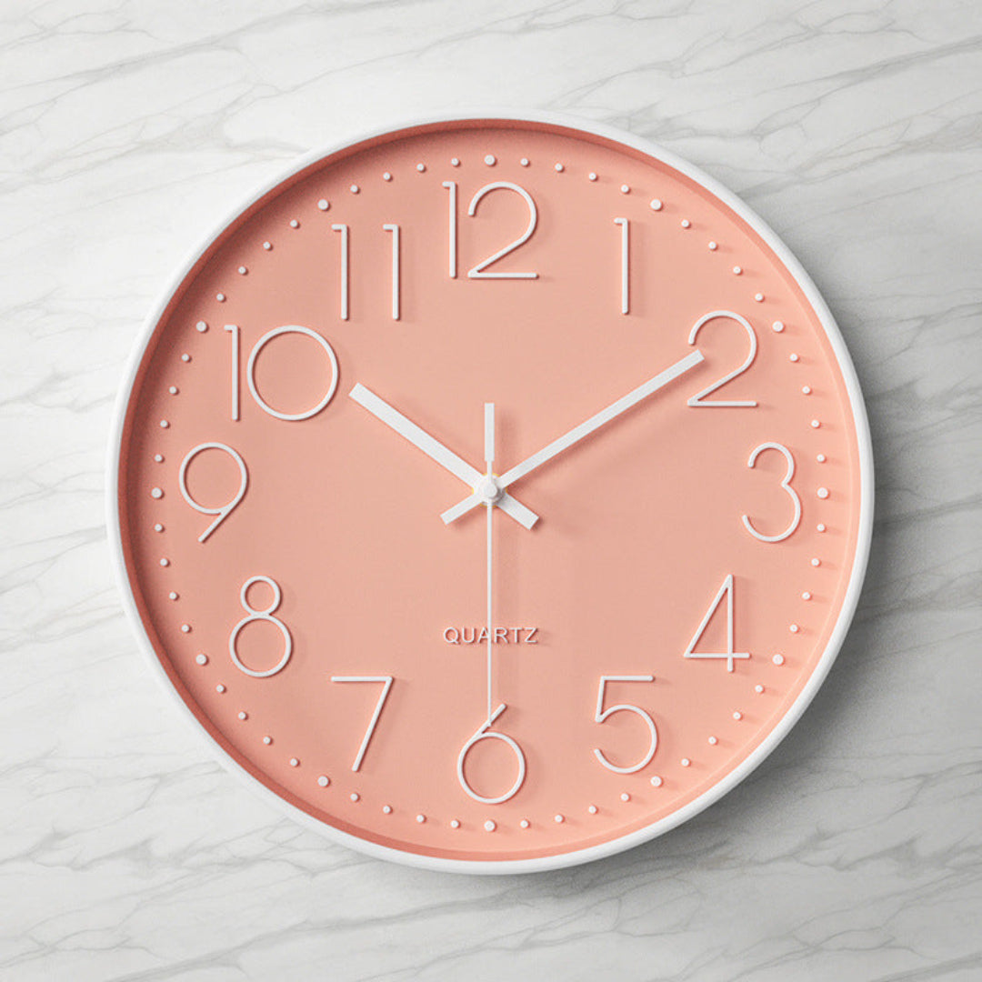 Modern Oversized Wall Clock - Silent - Quartz Movement - Large Decor Clock