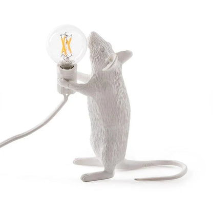 Mouse Art Shape Table Lamp - Resin Material - Unique Design