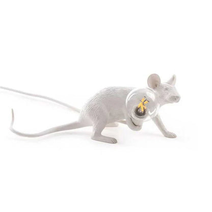 Mouse Art Shape Table Lamp - Resin Material - Unique Design