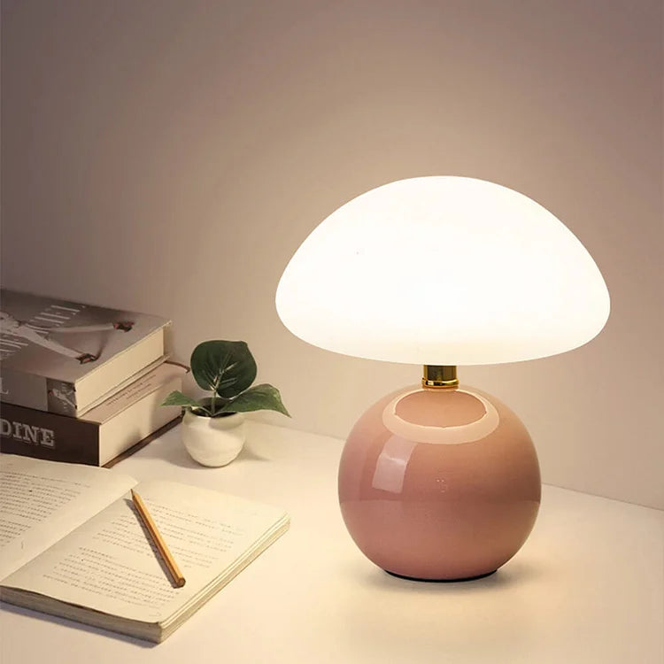 Mushroom Style Table Lamp - Modern - Unique Charm