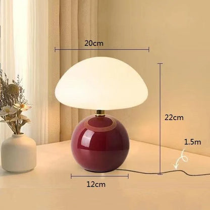 Mushroom Style Table Lamp - Modern - Unique Charm