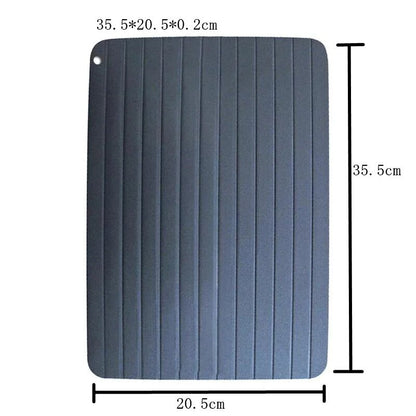 Non-Stick Aluminum Meat Defrosting Tray - Quick Thawing Kitchen Tool