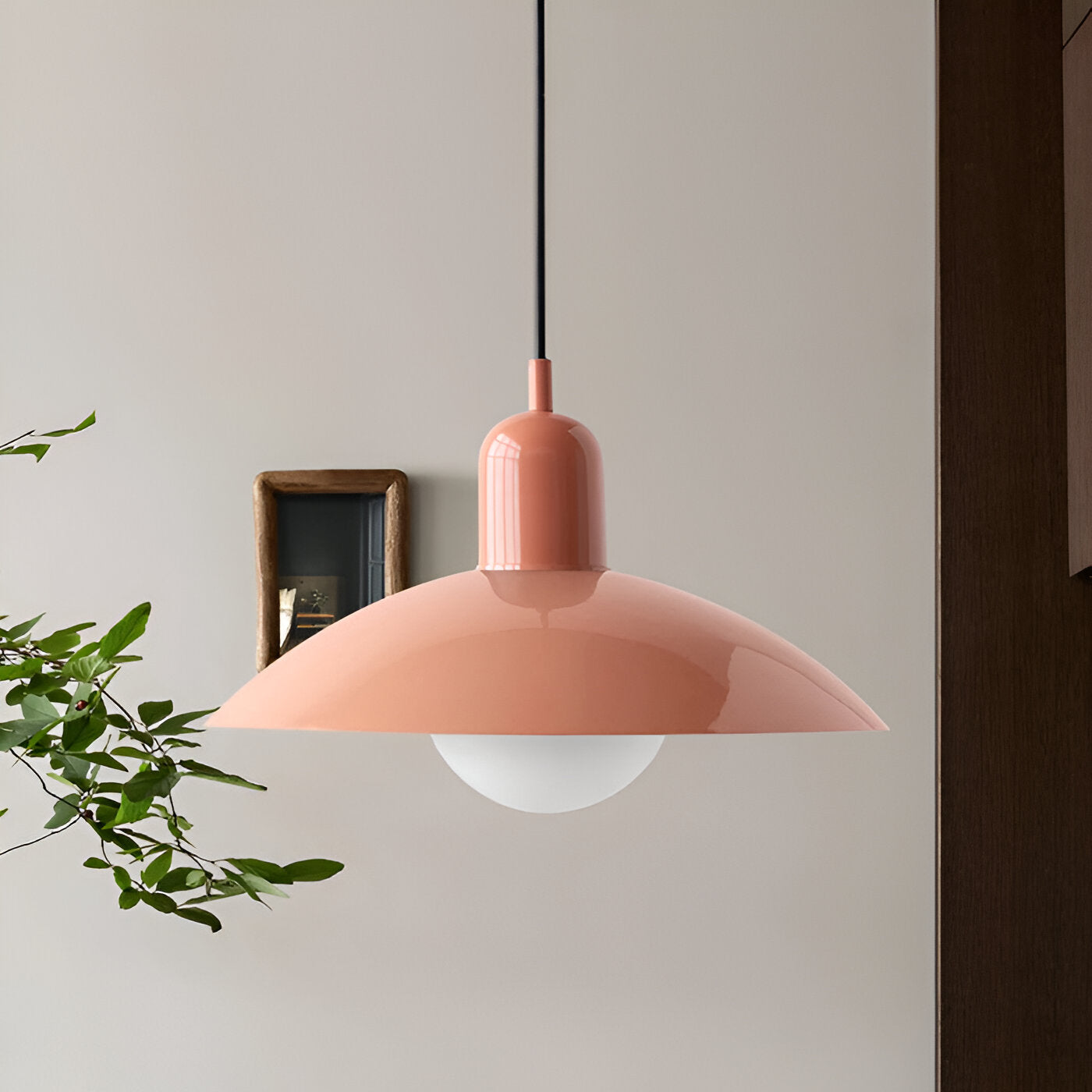 Nordic Modern Macaron Bauhaus Pendant Lamp – Minimalist Iron LED Hanging Light