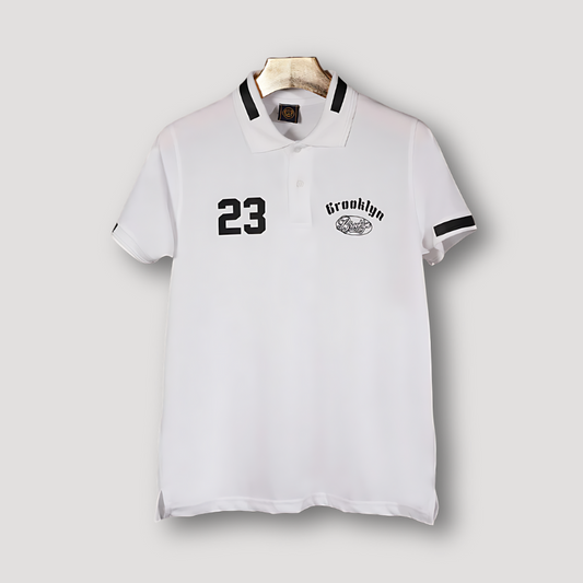 23 Brooklyn White Polo Shirts