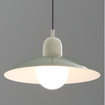 Nordic Modern Macaron Bauhaus Pendant Lamp – Minimalist Iron LED Hanging Light