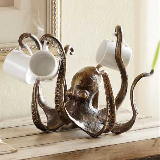 Octopus Style Mug Holder - Vintage Style - Circular Design