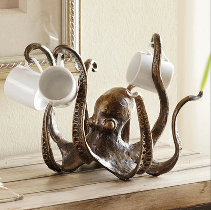 Octopus Style Mug Holder - Vintage Style - Circular Design