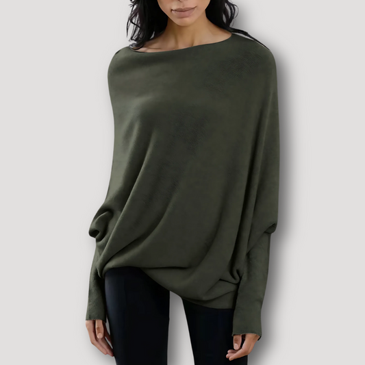 Off Shoulder Oversized Women Knit Sweater