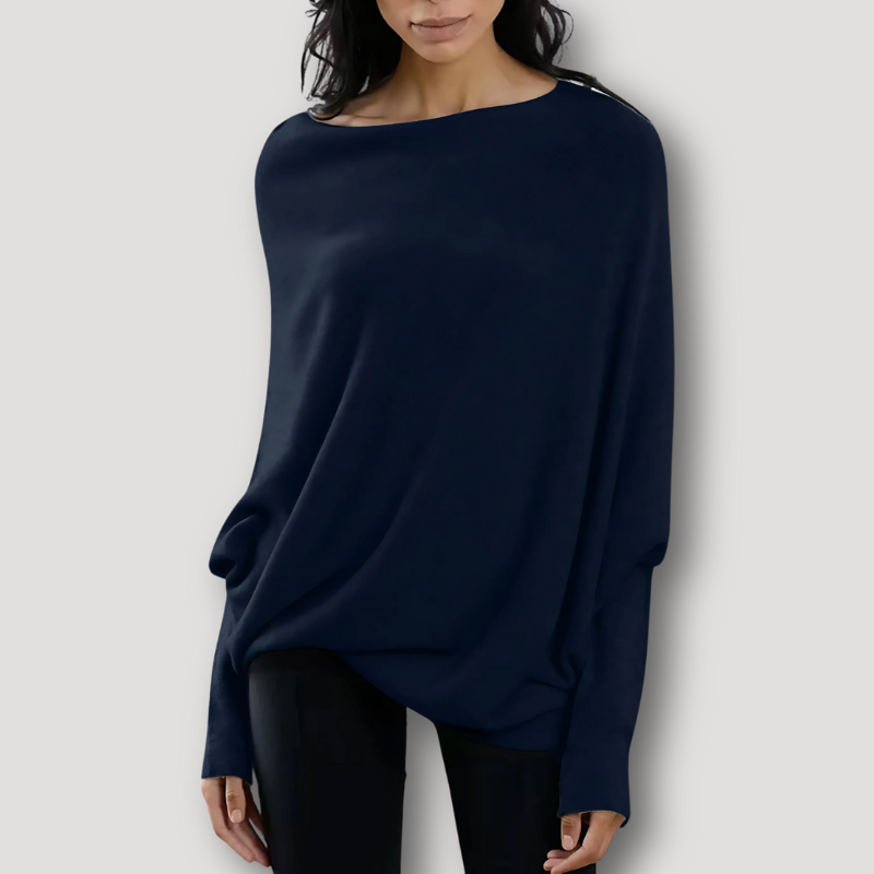 Off Shoulder Oversized Women Knit Sweater