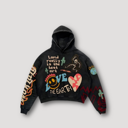 Graphic Hooded Sweatshirt Men's