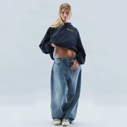 Oversized 'With Love' Hoodie Sweater - Soft Cotton - Streetwear Fashion