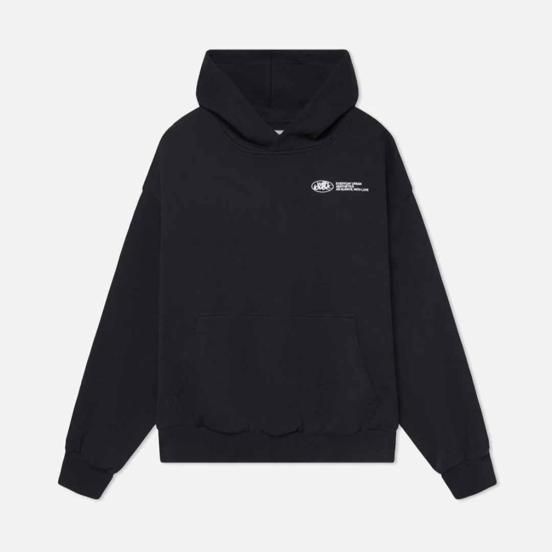 Oversized 'With Love' Hoodie Sweater - Soft Cotton - Streetwear Fashion