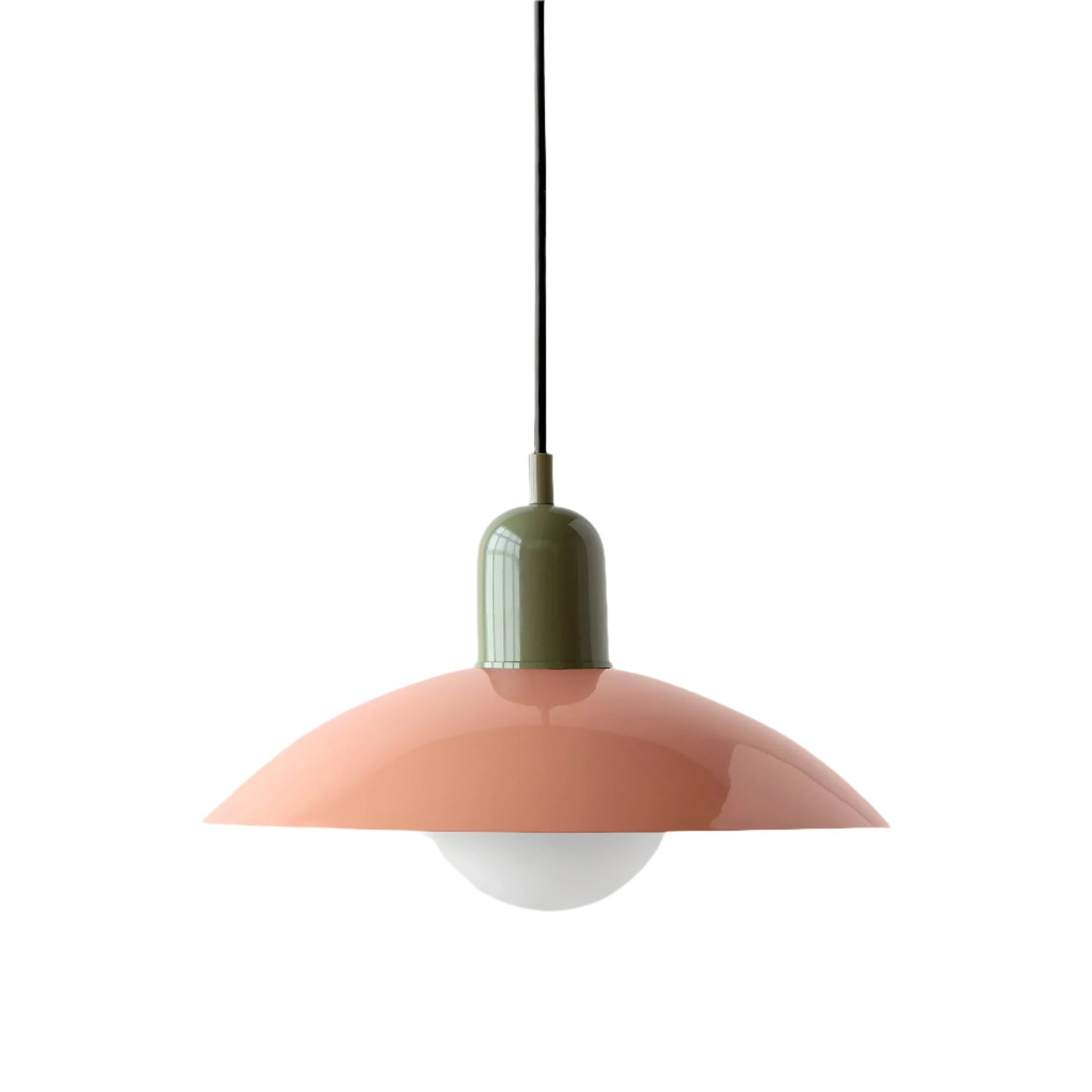 Nordic Modern Macaron Bauhaus Pendant Lamp – Minimalist Iron LED Hanging Light