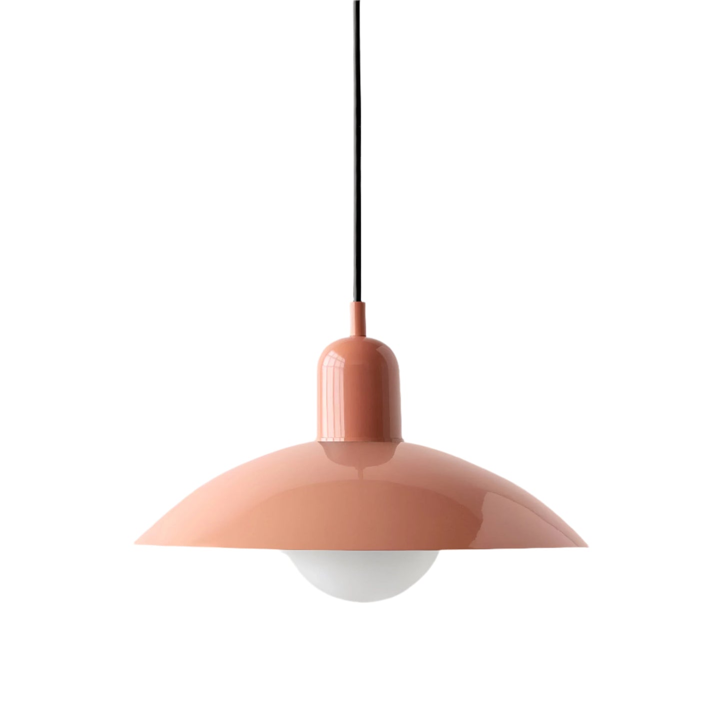 Nordic Modern Macaron Bauhaus Pendant Lamp – Minimalist Iron LED Hanging Light