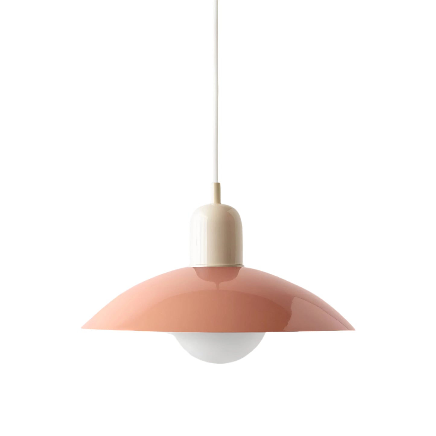 Nordic Modern Macaron Bauhaus Pendant Lamp – Minimalist Iron LED Hanging Light